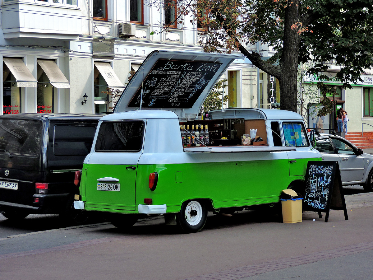 Кофемобиль на базе микроавтобуса Barkas B1000 #818-26 ОК. Харьковская область, г. Харьков, Сумская улица