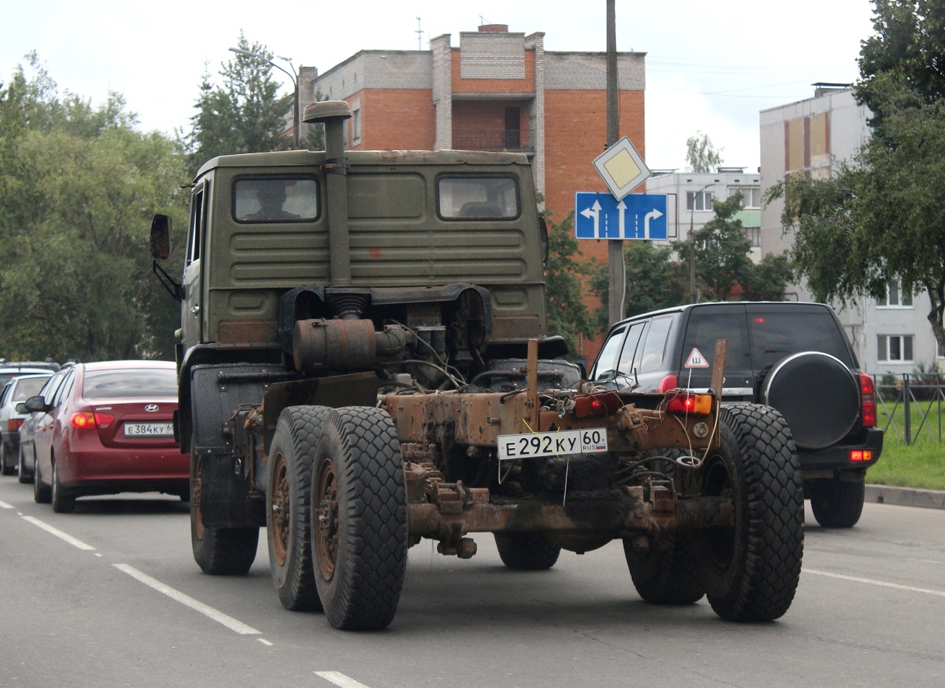 КамАЗ-43101 (шасси). Псков, Инженерная улица