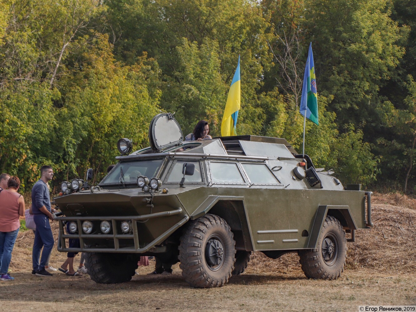 БРДМ-2 #08227АХ. Харьковская область, аэродром «Коротич» 
