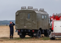Автомобиль аэродромной аварийно-спасательной команды на шасси ГАЗ-66, #4992Я1. Харьковская область, аэродром «Коротич» 