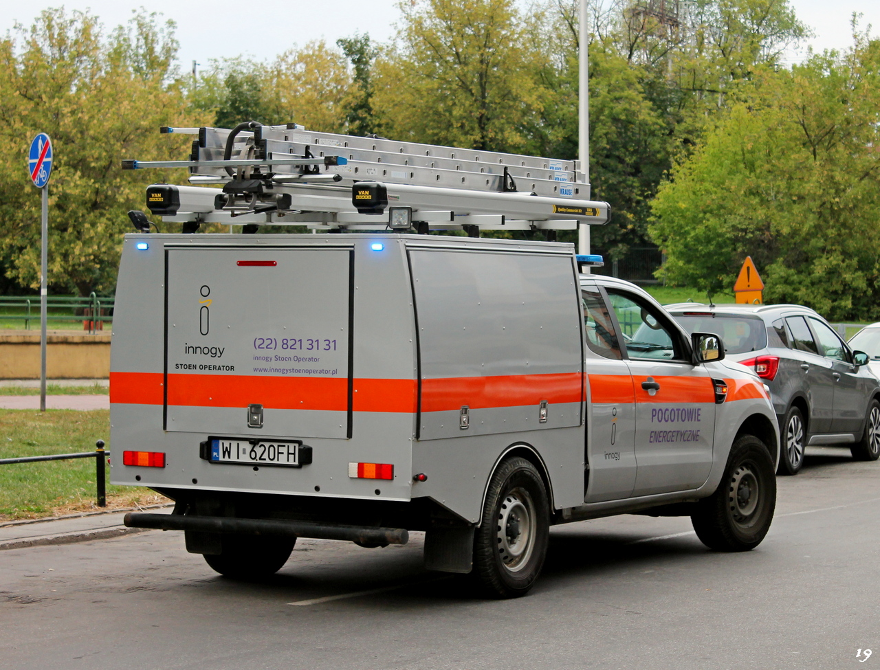 Машина аварийно-ремонтная на базе Ford Ranger #WI620FH. Wybrzeże Kościuszkowskie 31/33, Варшава, Польша