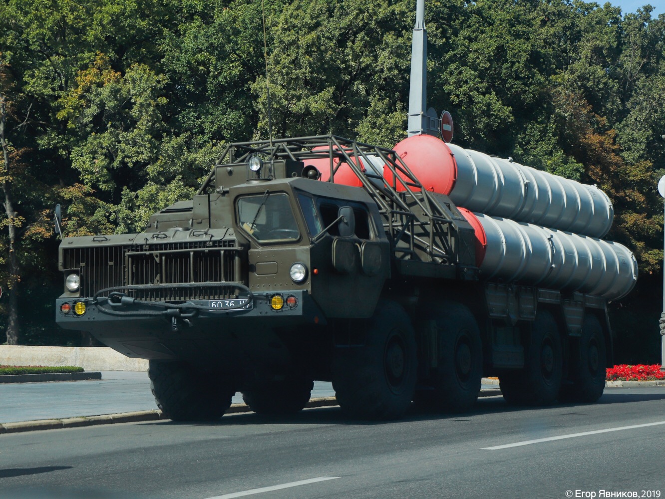 Пусковая установка 5П85Д ЗРК С-300ПС, #6036Н7. Харьковская область, г. Харьков, Белгородское шоссе