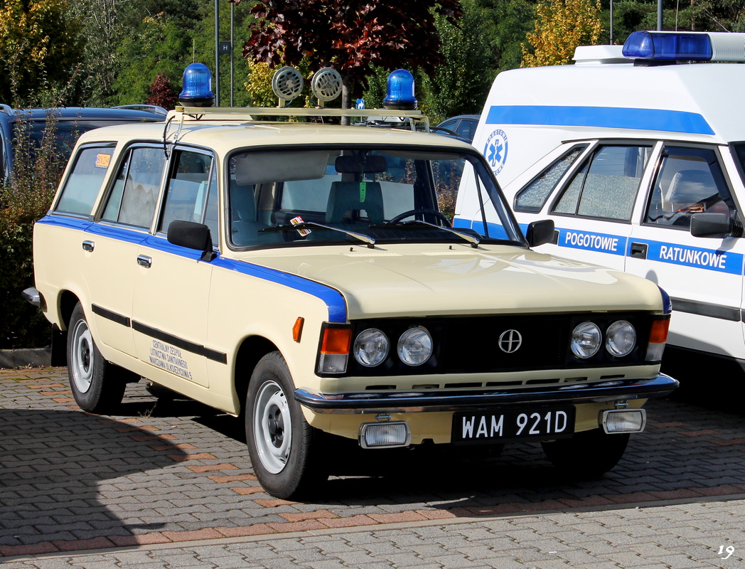 Санитарный автомобиль FSO 125p #WAM921D. Orląt Lwowskich 138, Сосновец, Польша
