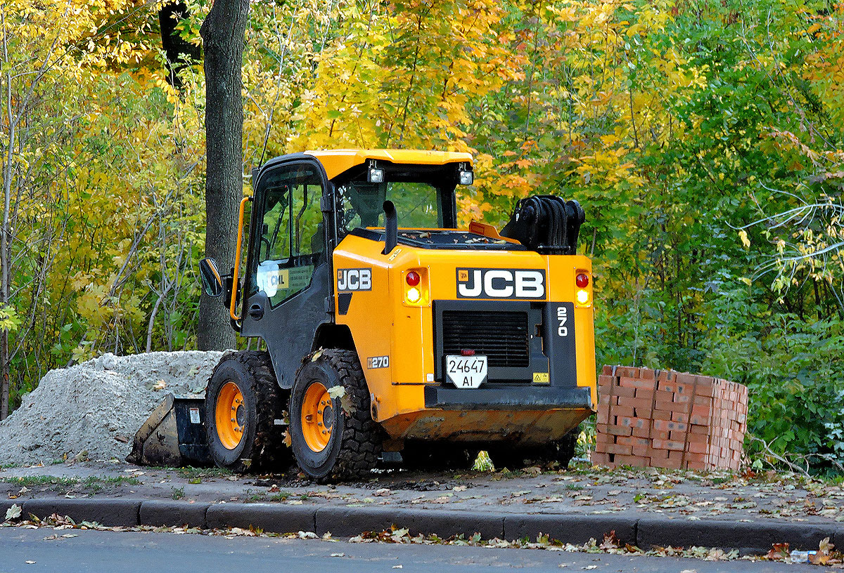 Колесный мини-погрузчик JCB-270 #24647 АI. Харьковская область, г. Харьков, Московский проспект