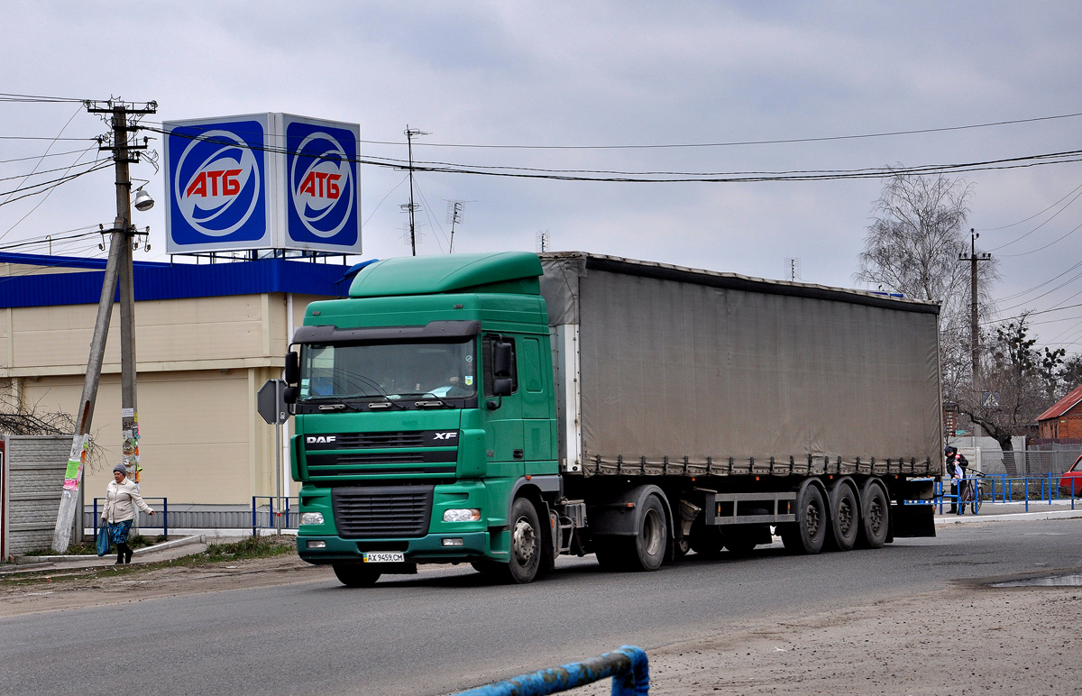 Седельный тягач DAF XF #АХ 9459 СМ. Харьковская область, г. Мерефа, Днепропетровская улица