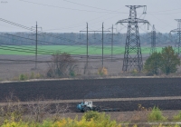 Трактор Т-150К с плугом ПЛН-5-35. Украина, Днепропетровская область, Апостоловский район