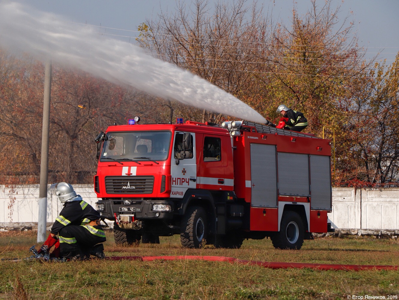 Автоцистерна пожарная АЦ-4-60 (5309)-505М, #1786Ч3. Харьковская область, г. Харьков, улица Баварская 