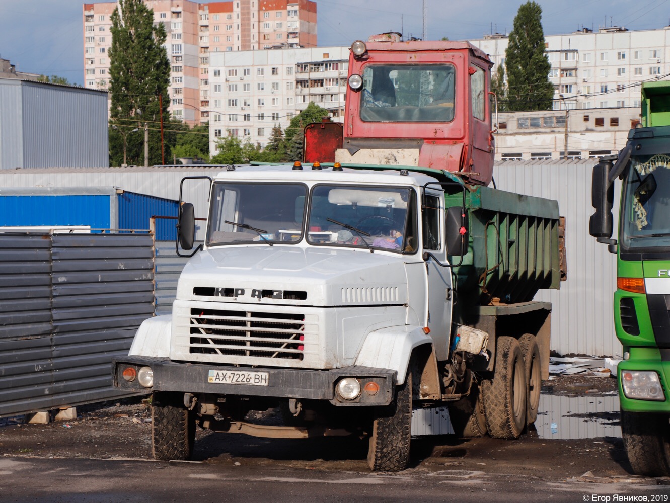 Самосвал КрАЗ-6510, #АХ7226ВН. Харьковская область, г. Харьков, улица Академика Павлова