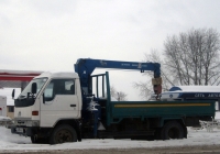 Бортовой грузовой автомобиль с КМУ Toyota Toyo Ace #А 894 ХУ 72. Тюмень, Московский тракт