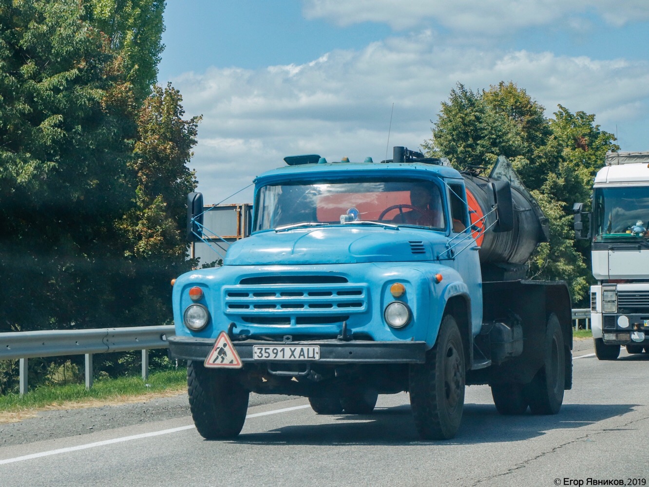 Автогудронатор ДС-39Б на шасси ЗиЛ-431412, #3591 ХАЦ. Харьковская область, Окружная дорога