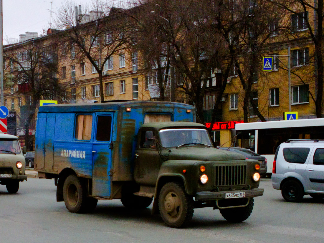  Аварийная мастерская на базе ТС-3966 на шасси ГАЗ-53-12 #Х 635 МХ 163. Самара, улица Гагарина