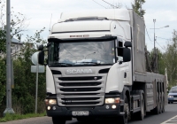 Седельный тягач Scania G440 #С 690 ТУ 750. Псков, Ленинградское шоссе