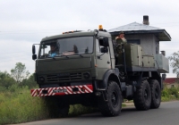 Эвакуатор МТП-А2 на шасси КамАЗ-5350 #7101 АУ 43. Псков, улица Советской Армии