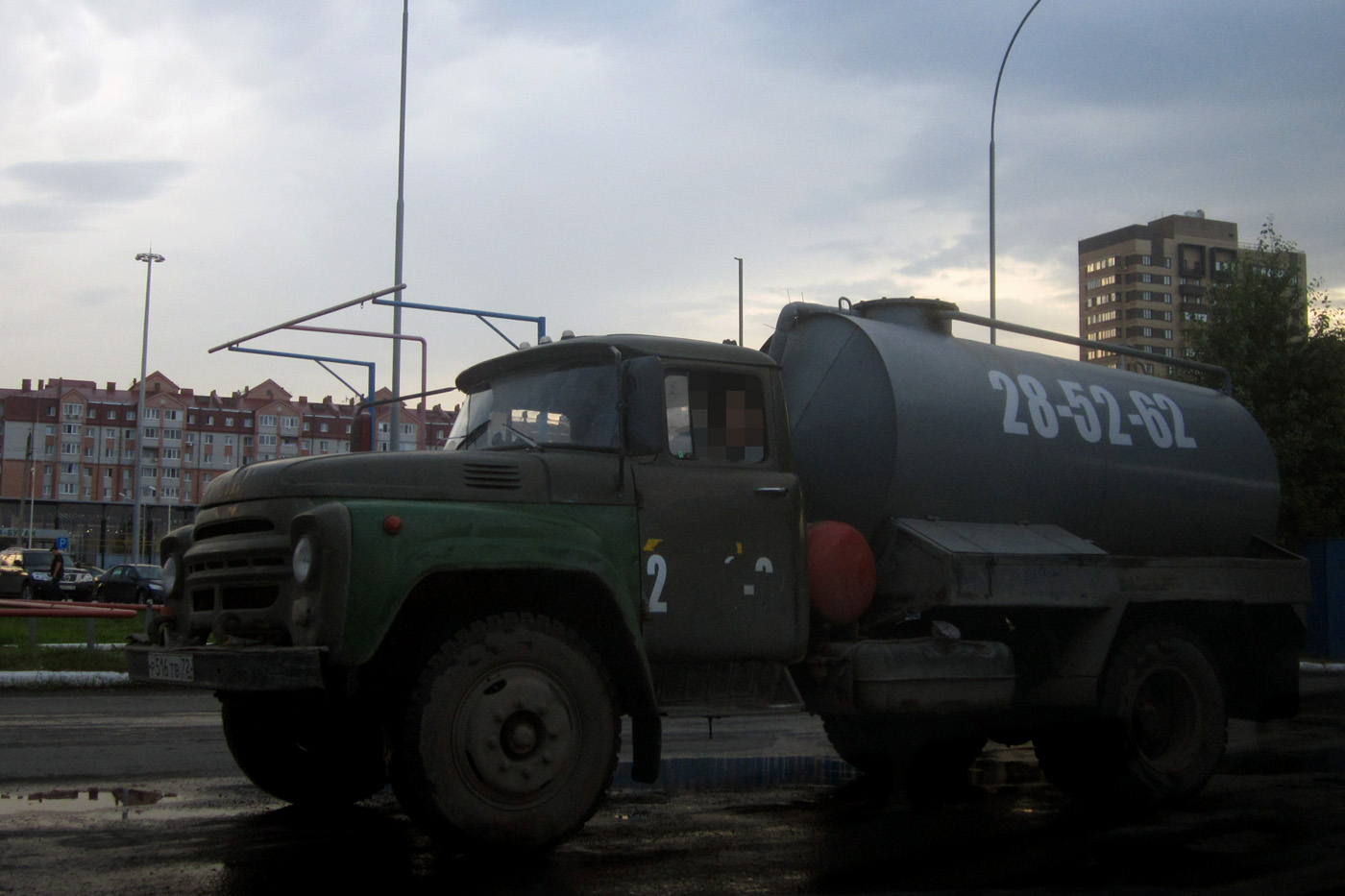 Цистерна для перевозки сжиженного газа на шасси ЗиЛ-431410 #Р 516 ТВ 72 . Тюмень, Тобольский тракт