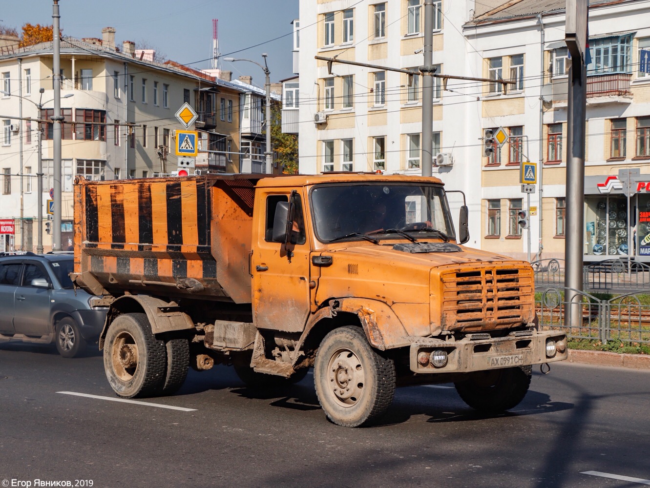 Самосвал ЗиЛ-ММЗ-45085, #АХ0991СН. Харьковская область, г. Харьков, Московский проспект
