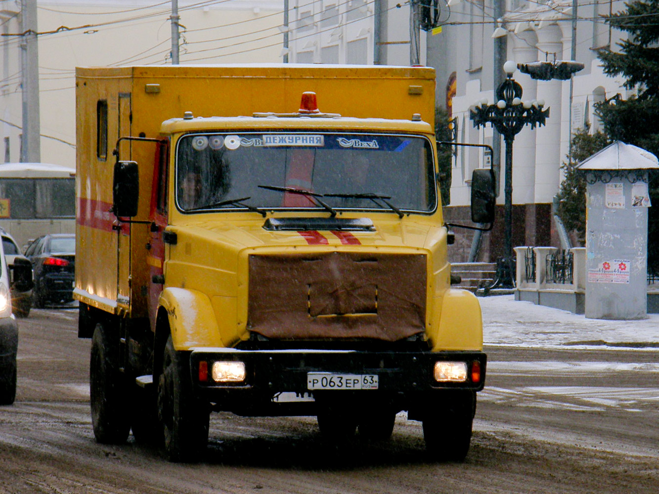 ЗиЛ-4333 #Р 063 ЕР 63. Самара, улица Льва Толстого