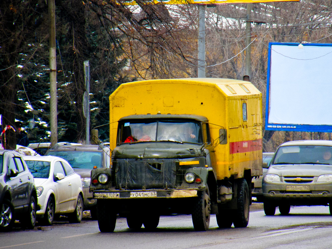 ЗиЛ-4314 #У 041 МС 63. Самара, Галактионовская улица