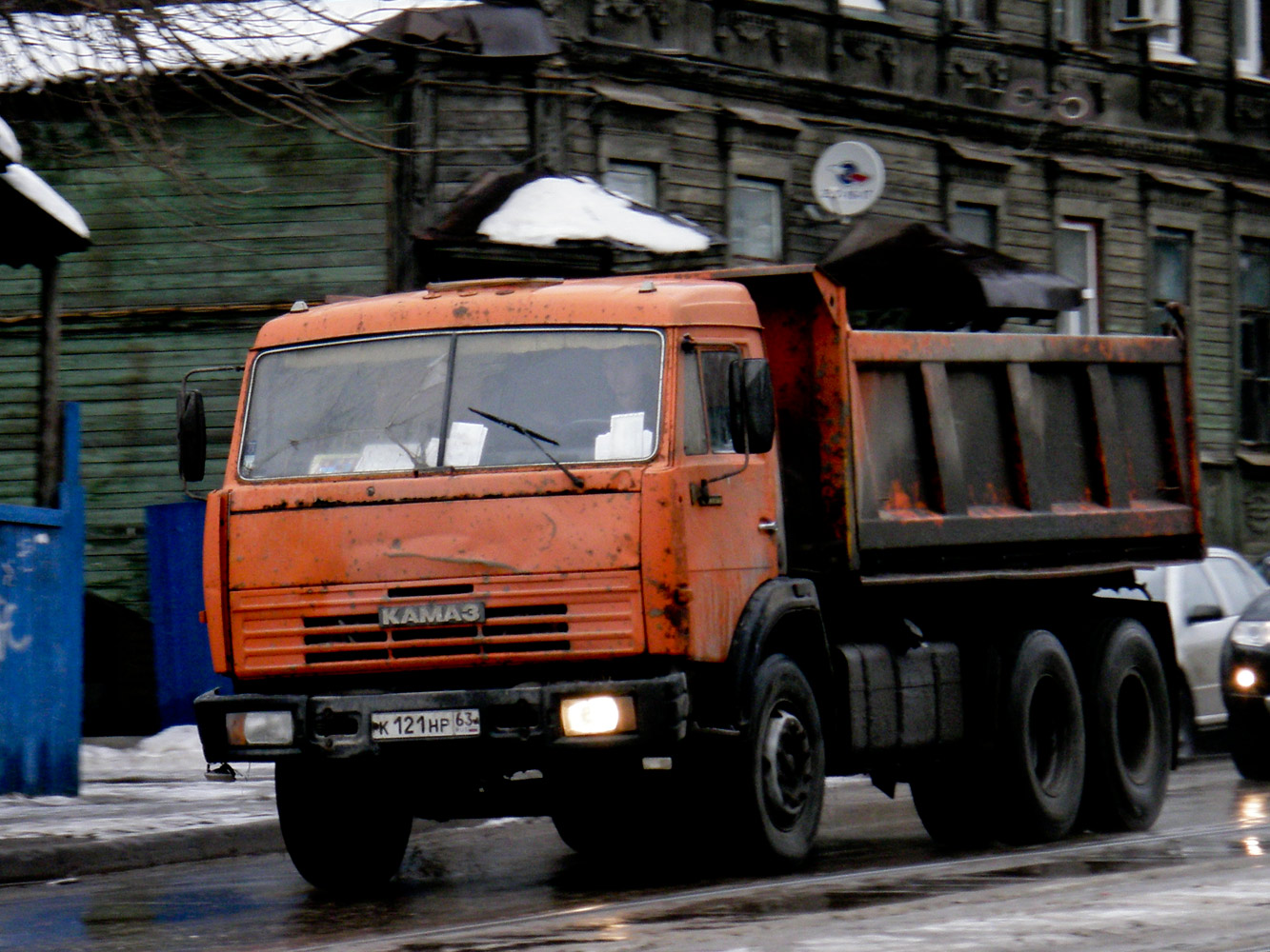 КамАЗ-55102 #К 121 НР 63. Самара, улица Фрунзе