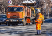 самосвал КамАЗ-55111 #К333ХН163. г. Самара, Волжский проспект