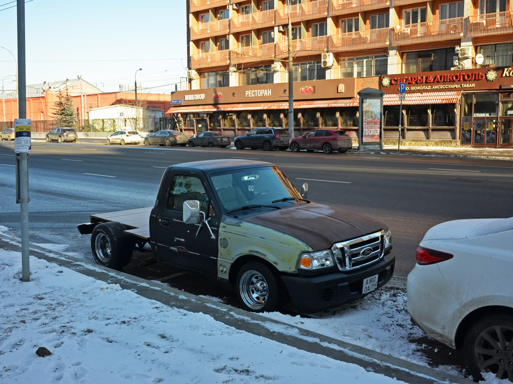 Мини-пикап Ford Ranger №А 802 ОА 799. Москва, улица 1905 года 