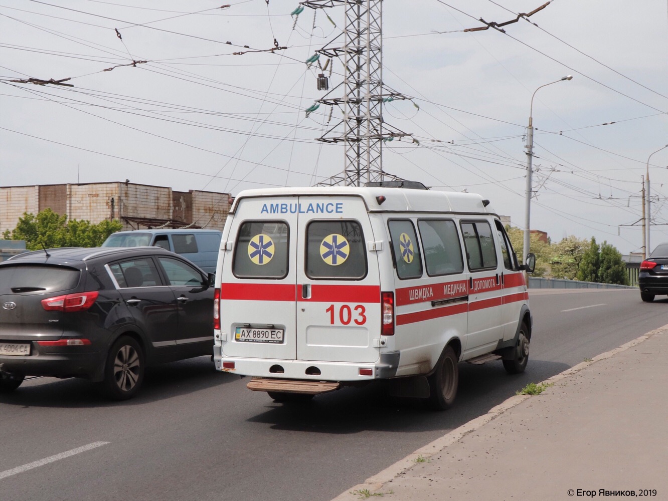 Автомобиль скорой медицинской помощи AC-G 322142 ШДТ, #АХ8890ЕС. Харьковская область, г. Харьков, Московский проспект
