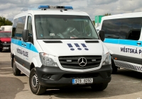 Полицейский автомобиль Mercedes-Benz Sprinter. Lotnisko Leoše Janáčka, Острава, Чехия