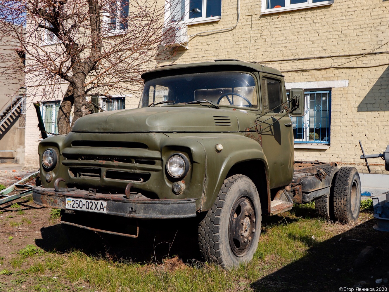 Шасси ЗиЛ-130Б2, #250-02ХА. Харьковская область, г. Харьков, улица Энергетическая