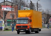 Изотермический фургон Mercedes-Benz LK-series  #АЕ 7328 ЕВ. Харьковская область, г. Мерефа, Днепропетровская улица