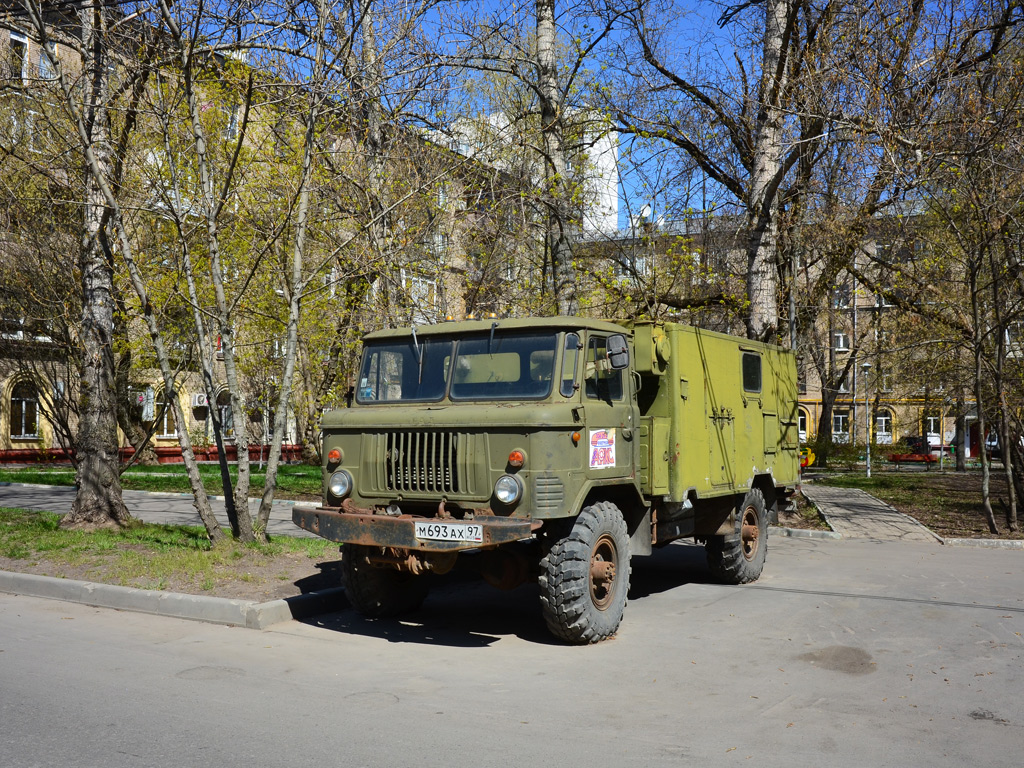 Фургон на шасси ГАЗ-66-14 №М 693 АХ 97. Москва, 6-й Новоподмосковный переулок  