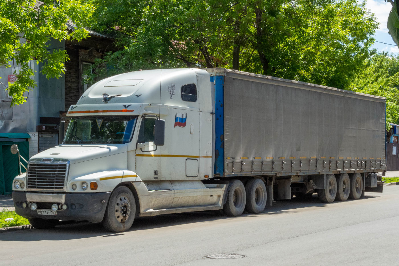 седельный тягач Freightliner #K811EC163. г. Самара, ул. Ярмарочная