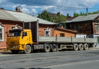 седельный тягач  КамАЗ-54115 #О936ТВ163 с полуприцепом ТОНАР #8008АУ63. г. Самара, ул. Арцибушевская
