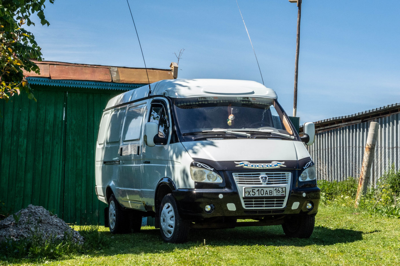 цельнометаллический фургон ГАЗ-2705-288 "Газель-Бизнес" #Х510АВ63. Самарская обл., с. Торновое, ул. Советская