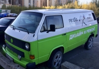 Цельнометаллический фургон Volkswagen T-3. Санкт-Петербург, Приморский проспект