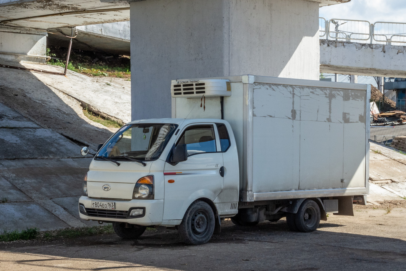 изотермический фургон на шасси Hyundai Porter #Т804ЕО163. г. Самара, Студенческий переулок