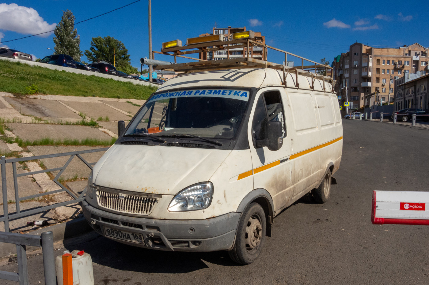 ГАЗ-2705-288 "Газель-Бизнес" #В890НА163. г. Самара, Комсомольская ул.