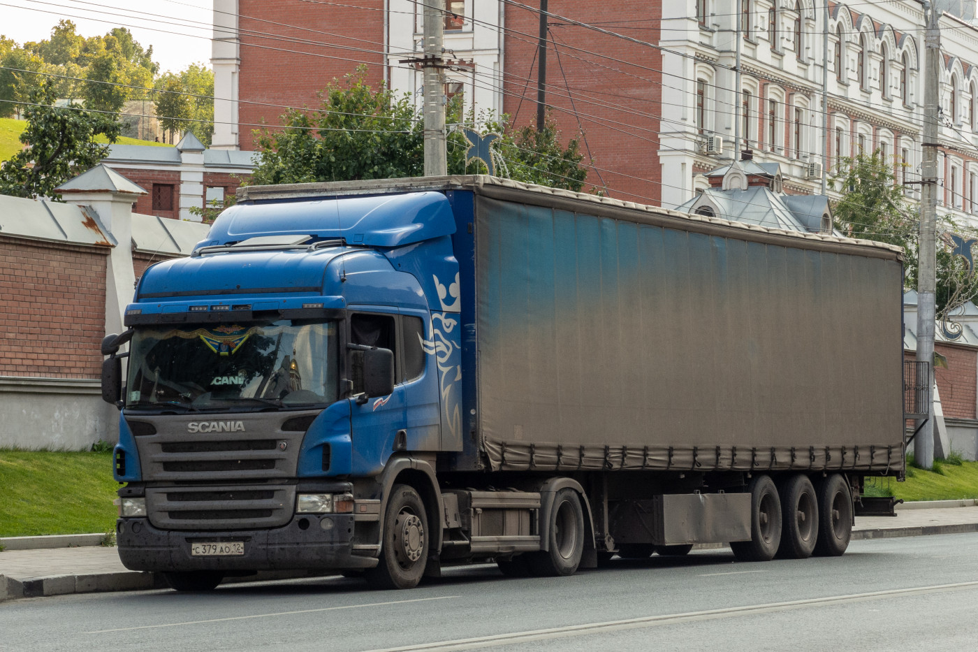 седельный тягач Scania #С379АО12. г. Самара, Волжский проспект