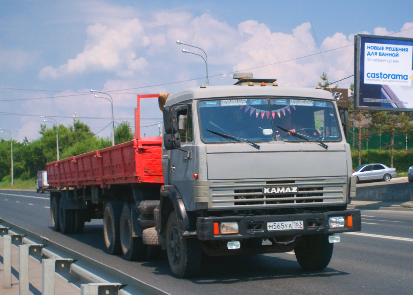 Седельный тягач на базе КамАЗ-5410 #М565УА163. Самара, Демократическая улица