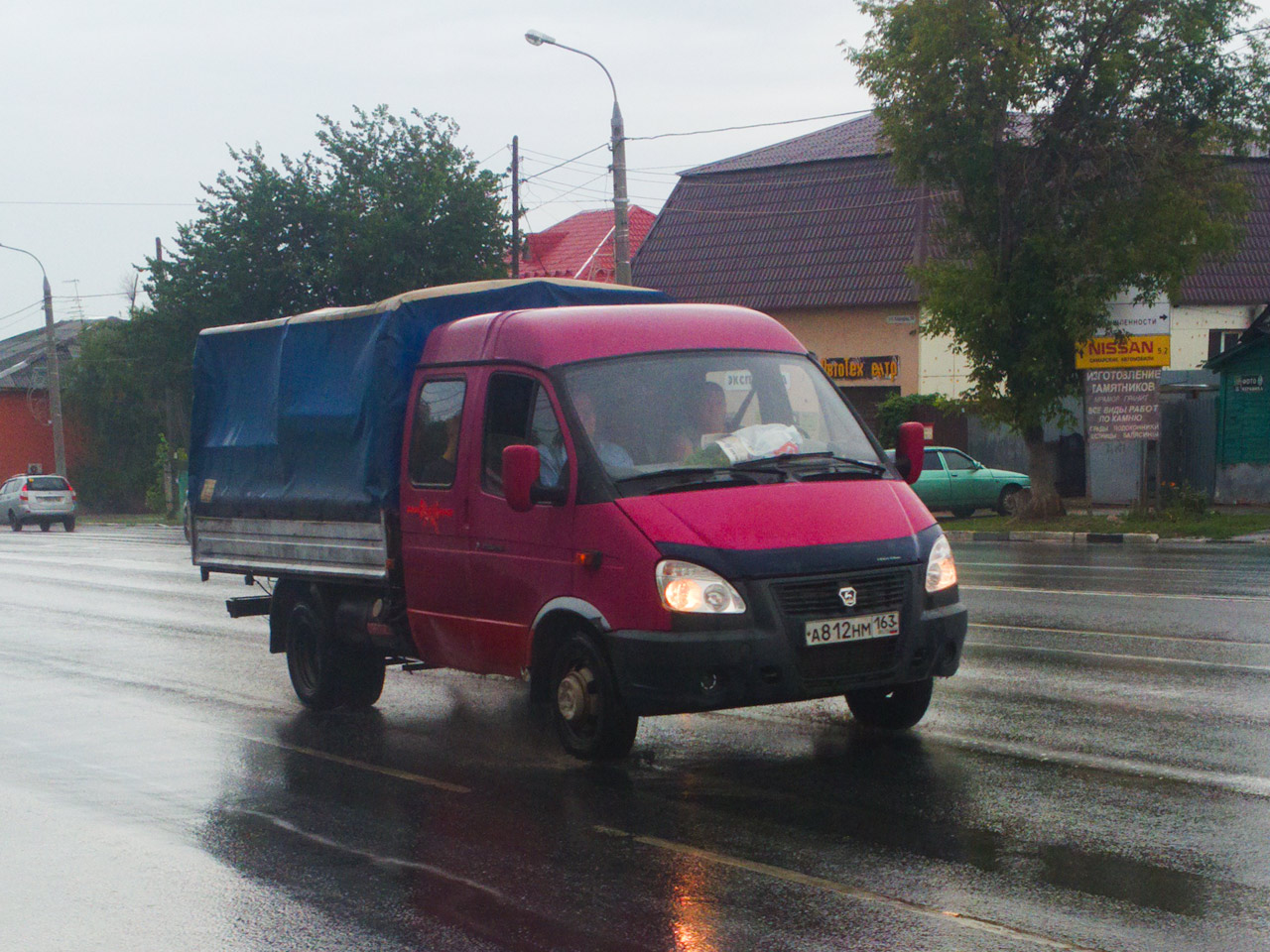 Грузовой автомобиль ГАЗ-33023 "ГАЗель" #А812НМ163. г. Самара, улица Авроры
