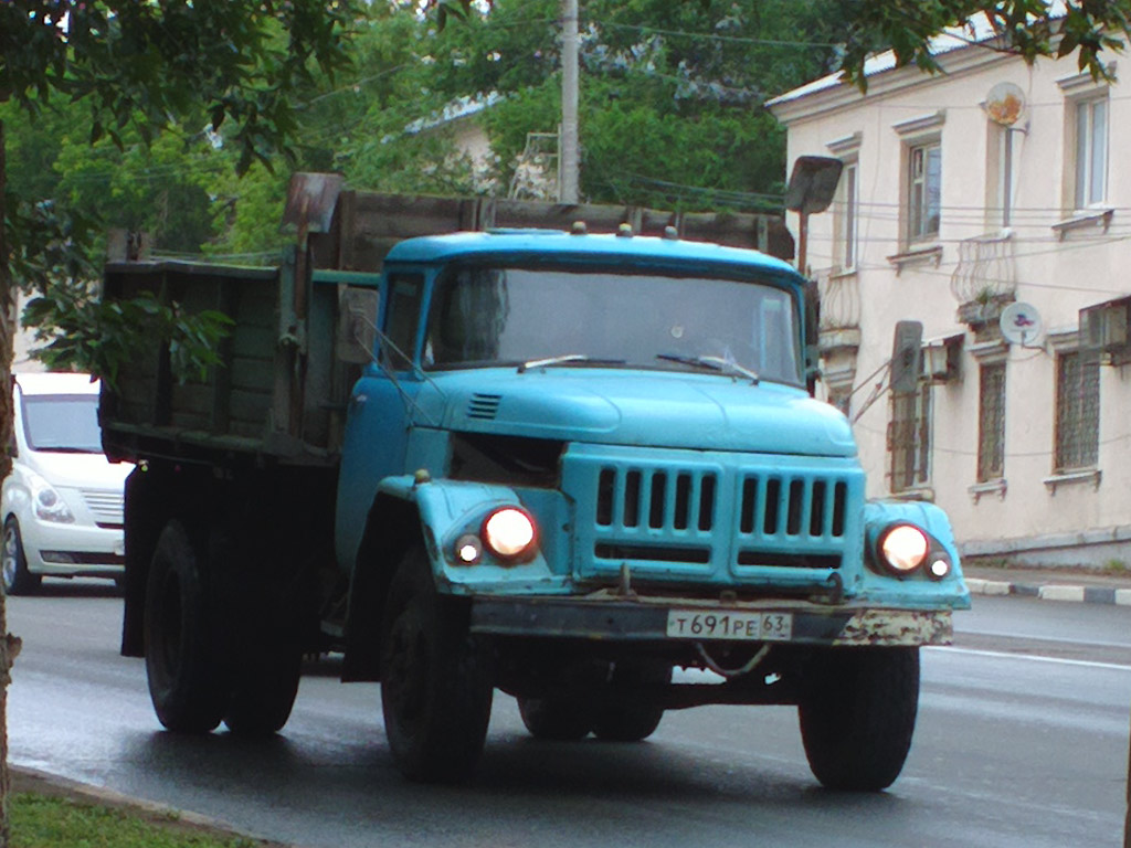 Бортовой ЗиЛ-УАМЗ-43140 #Т691РЕ63. г. Самара, улица Авроры