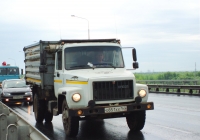 Самосвал ГАЗ-САЗ-35071 на шасси ГАЗ-3309 #О851ХХ163. Самара, Южный мост