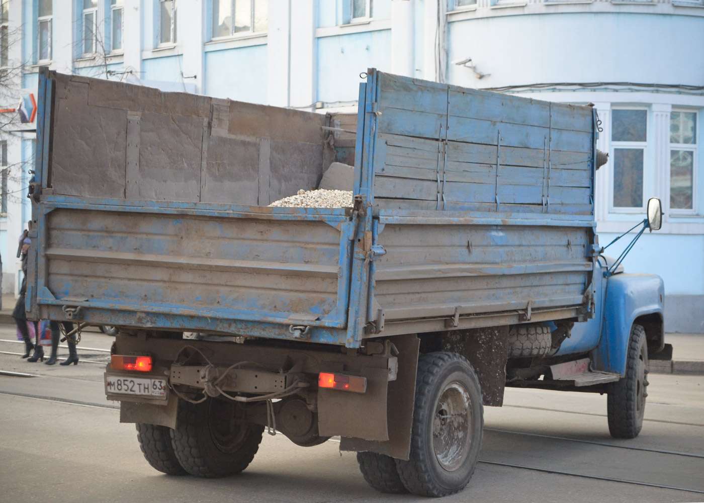 Самосвал ГАЗ-САЗ-3507 на шасси ГАЗ-53-12 #М852ТН63. г. Самара, Некрасовская улица