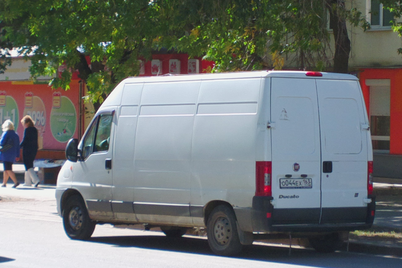 Цельнометаллический фургон FIAT Ducato Van (rus) #О044ЕХ163. г. Самара, ул. Революционная