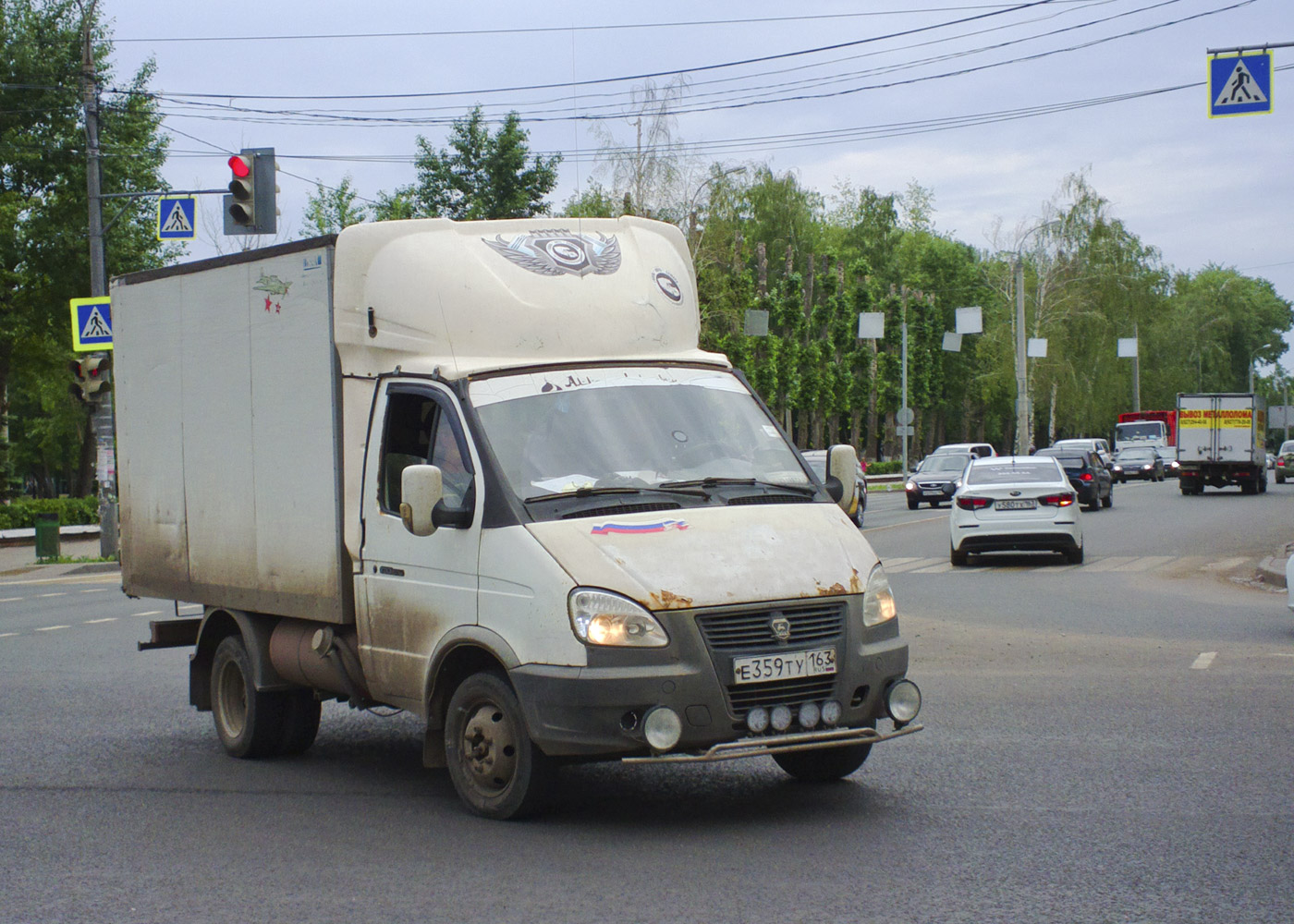 Фургон на шасси ГАЗ-3302-288 #Е359ТУ163. г. Самара, ул. Советской Армии