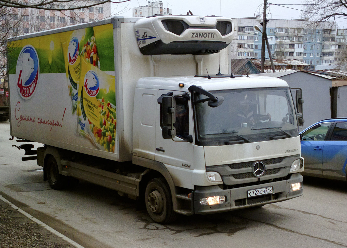 Рефрежираторный фургон на шасси Mercedes-Benz Atego 1222 (2009) #С723СН750. г. Самара, ул. Партизанская