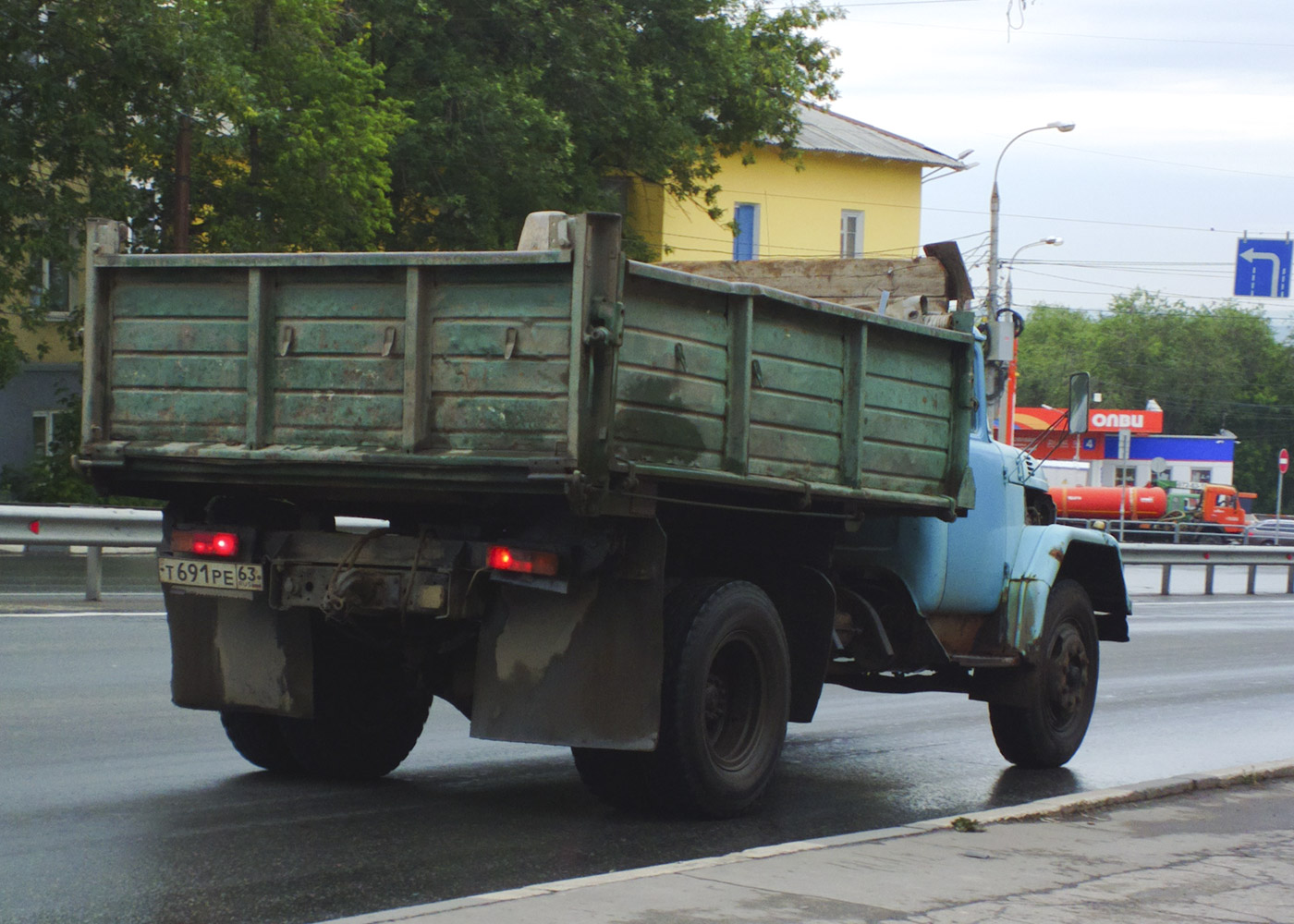 Самосвал ЗиЛ-ММЗ-4505 #Т691РЕ63. г. Самара, ул. Авроры