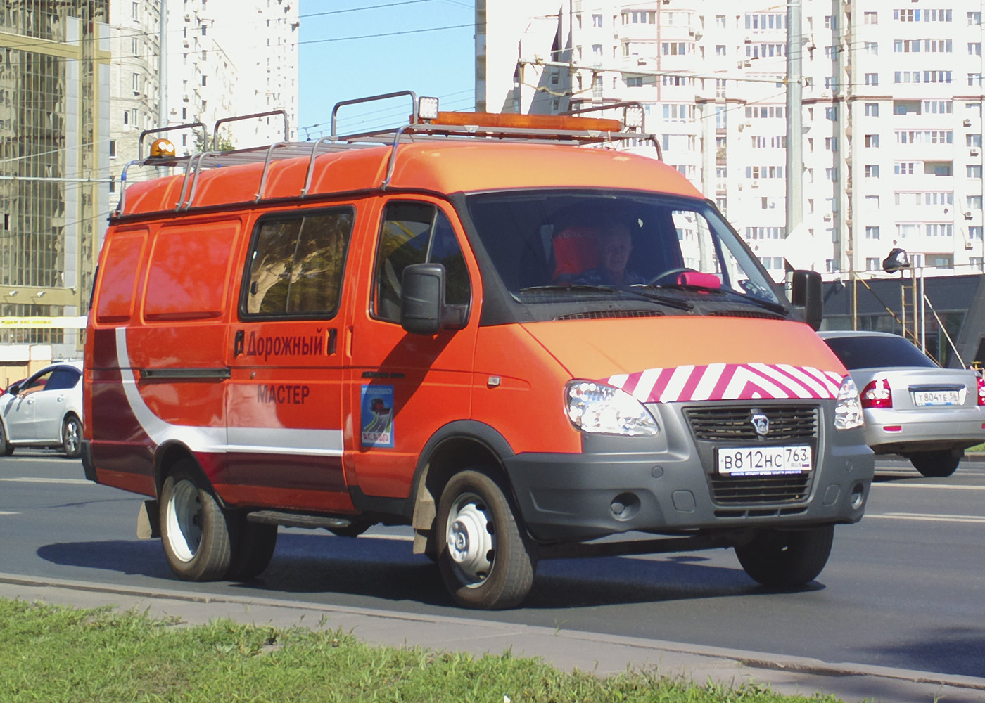 цельнометаллический ГАЗ-2705-298 "Газель-Бизнес" дорожной службы #. г. Самара, Московское шоссе