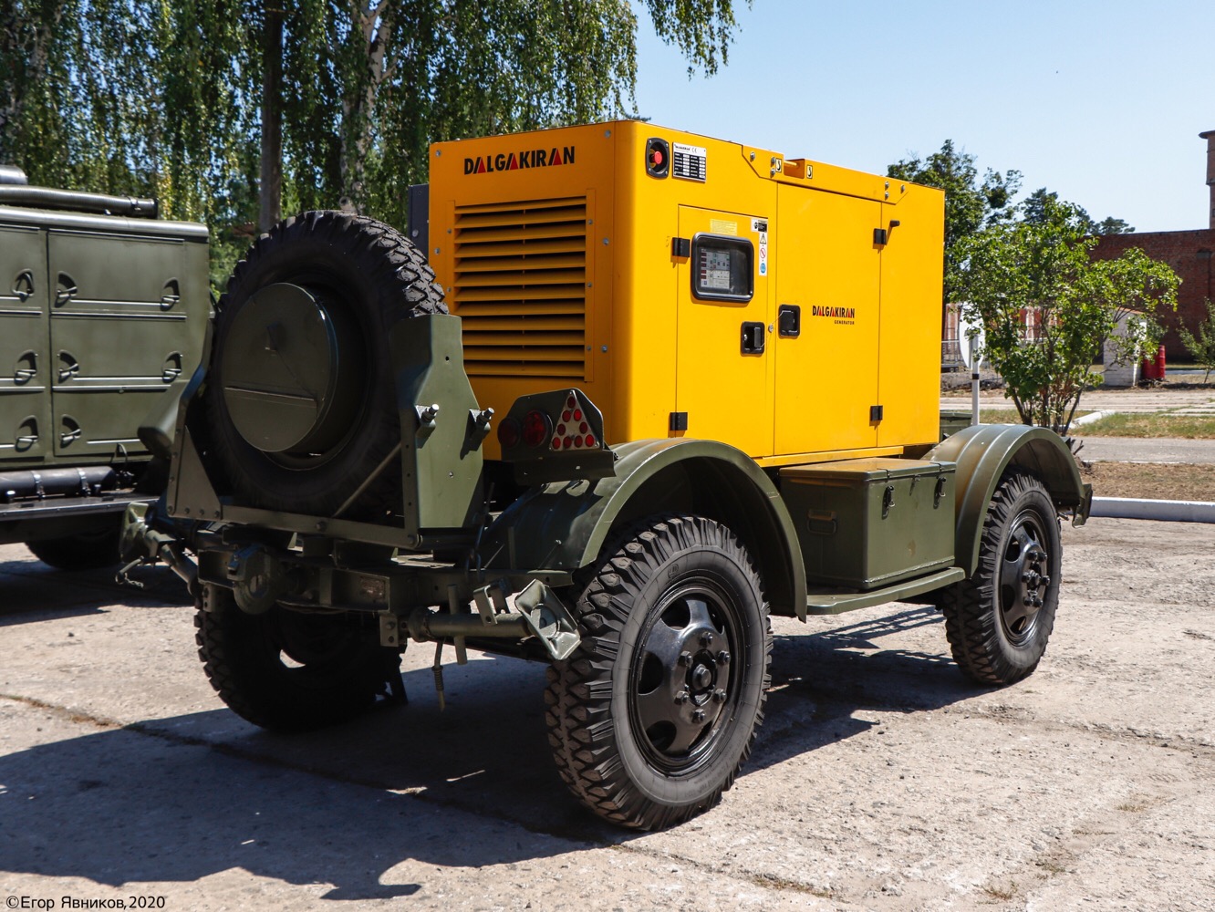 Дизельная электростанция Dalgakiran DJ-40PD на прицепе 2-ПН-2. Харьковская область, Учебный центр Оперативно-спасательной службы гражданской защиты ГСЧС Украины