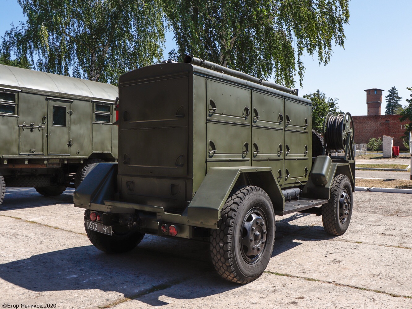 Дизельная электростанция ЭСД-50-ВС/400-МУ на прицепе 2-ПН-4, #0572Ч1. Харьковская область, Учебный центр Оперативно-спасательной службы гражданской защиты ГСЧС Украины