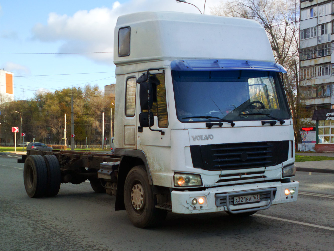 шасси Volvo FE #А321ВА763. Самара, улица Стара-Загора