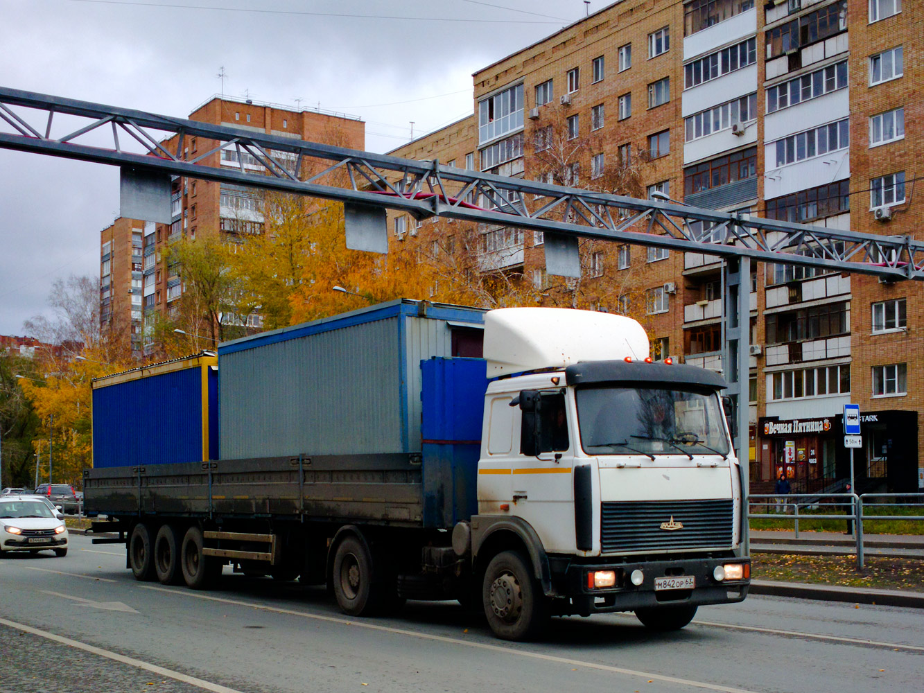 МАЗ-5432 #М842ОР63. Самара, Ново-Садовая улица